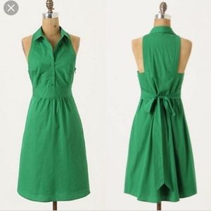Maeve kelly green, collared dress